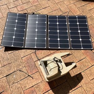 100W folding solar panel